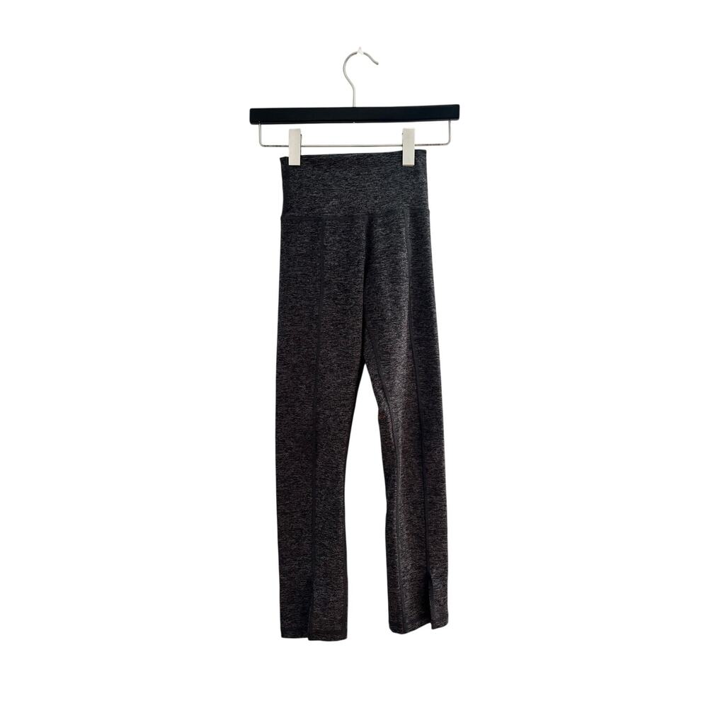 Aerie grey leg slit high rise leggings